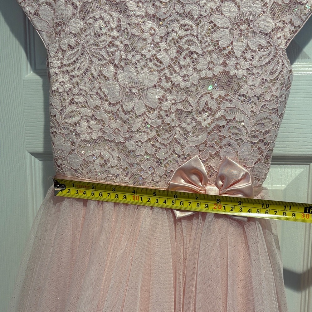 Jona Michelle Girl’s Pink Party Dress - Size 12 - Picture 15 of 16
